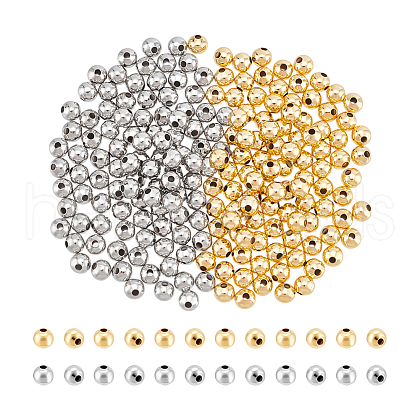 Unicraftale Rack Plating Brass Beads KK-UN0003-16B-1