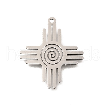 304 Stainless Steel Pendants STAS-S176-26P-1