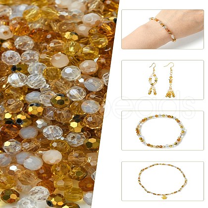 Mixed Styles Glass Beads GLAA-YWC0004-01J-1
