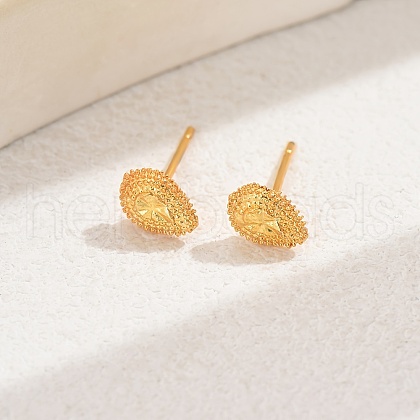 Fashionable Brass Stud Earrings YN8845-7-1