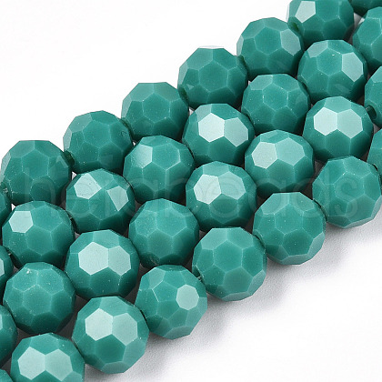 Opaque Glass Beads Stands EGLA-A035-P8mm-D21-1