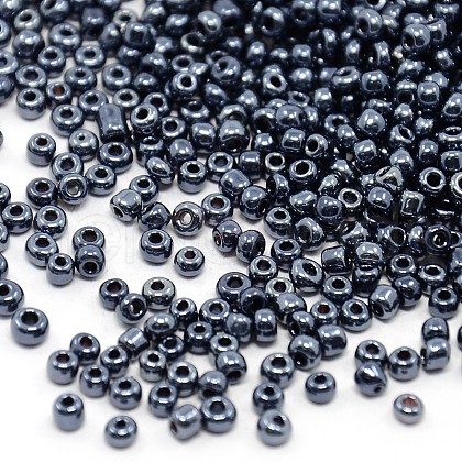 (Repacking Service Available) 8/0  Glass Seed Beads SEED-C018-3mm-606-1