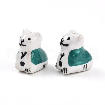 Handmade Porcelain Beads PORC-N009-09B-1