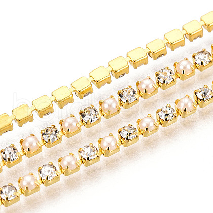 Iron Rhinestone Cup Chains CH-N005-02I-1