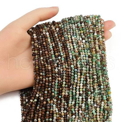 Natural Chrysoprase Beads Strands G-RM2025425-A01-3mm-1