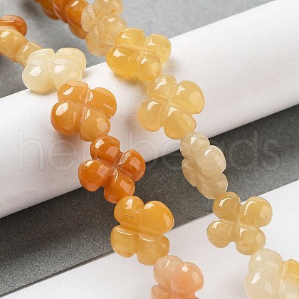 Natural Topaz Jade Beads Strands G-P520-A08-01-1