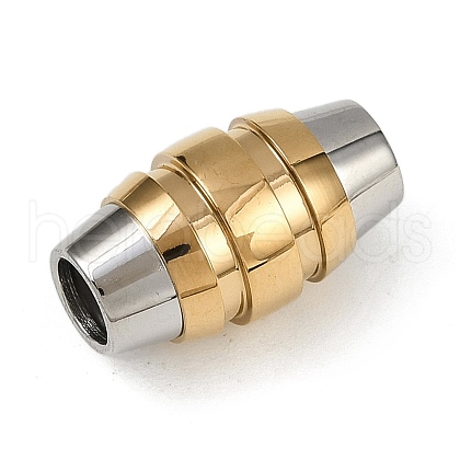 304 Stainless Steel Magnetic Clasps STAS-C127-13GP-1