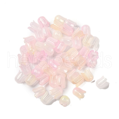 Transparent Acrylic Beads Caps OACR-B022-01F-1
