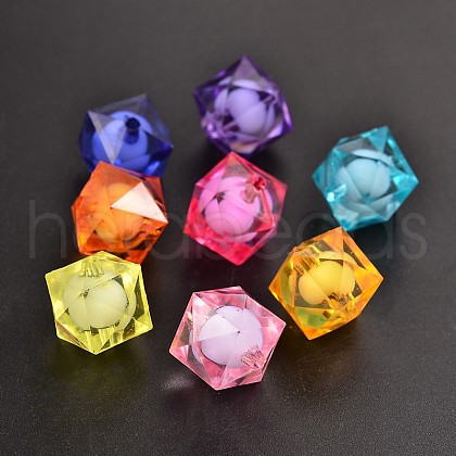 Transparent Acrylic Beads TACR-Y03BC-16mm-1
