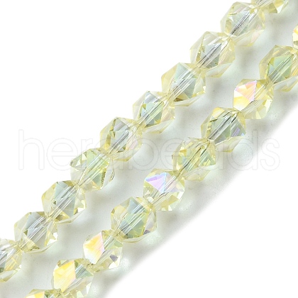 Electroplate Glass Beads Strands EGLA-K061-07A-FR03-1