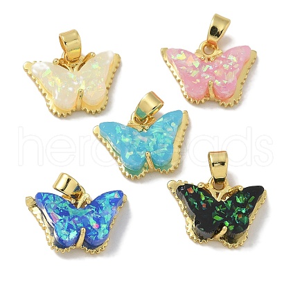 Rack Plating Brass Pendants KK-Q009-07G-01-1
