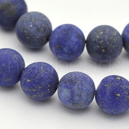 Natural Lapis Lazuli Round Beads Strands X-G-D660-4mm-1