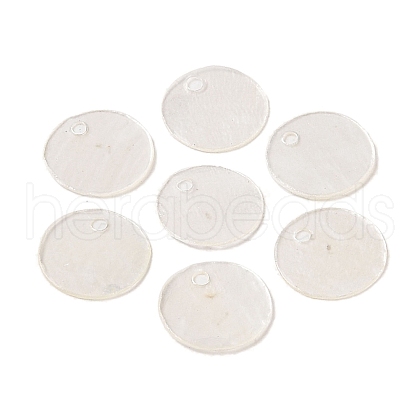 Natural Capiz Shell Pendant BSHE-H018-19-1
