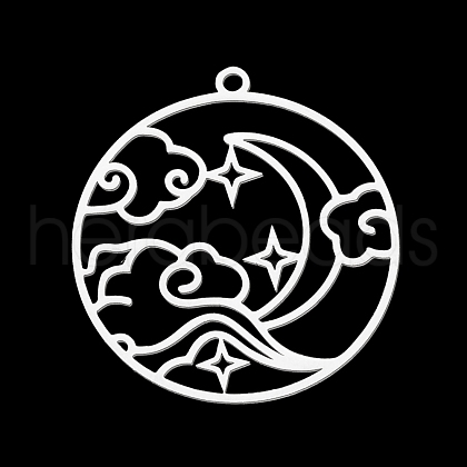 Non-Tarnish 201 Stainless Steel Pendants STAS-T056-LA347-1-1