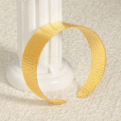 Stylish 304 Stainless Steel Cuff Bangles for Women RA8208-2-1