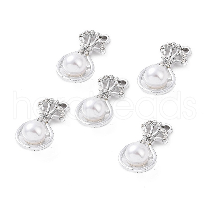 Alloy Rhinestone Pendants ALRI-C008-61P-1