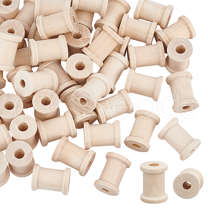 Wood Bobbins FIND-WH0110-856-1