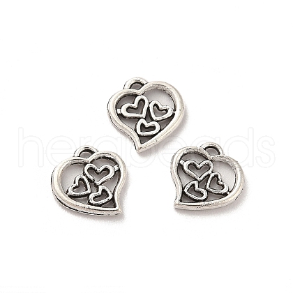Tibetan Style Alloy Charms TIBE-B001-58AS-1