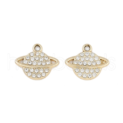 Alloy Rhinestone Pendants FIND-M018-13G-1