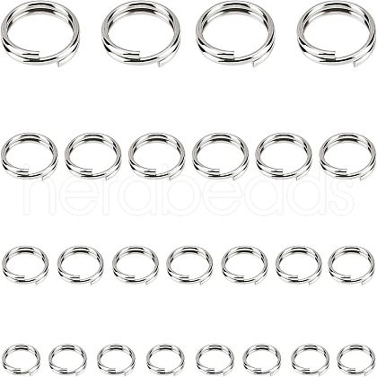 Unicraftale 304 Stainless Steel Split Rings STAS-UN0006-83P-1