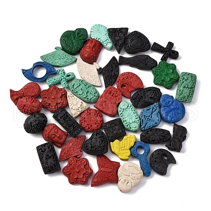 Cinnabar Beads CARL-K001-01-1