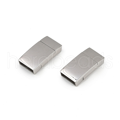 304 Stainless Steel Magnetic Clasps STAS-C127-12P-1