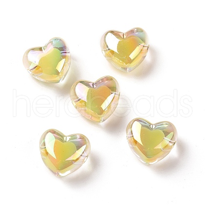 Transparent Acrylic Beads TACR-G044-01G-1