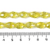 Transparent Electroplate Glass Beads Strands EGLA-N013-T4mm-B26-4
