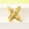 304 Stainless Steel Adjustable Cuff Rings for Women RJEW-B123-01G-02-2