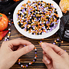 SOFPLATE Halloween Theme 1500Pcs 5 Colors Opaque Acrylic Beads MACR-SP0001-01A-02-3