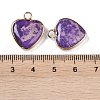 Dyed Synthetic Imperial Jasper Pendants G-P529-08G-04-3