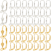 SOFPLATE 200Pcs 2 Colors Brass Leverback Earring Findings KK-SP0001-03-1