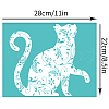 Self-Adhesive Silk Screen Printing Stencil DIY-WH0338-289-2