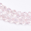 Electroplate Glass Beads Strands EGLA-F120-AB-A03-3