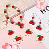 SUNNYCLUE 30Pcs Resin Imitation Fruit Pendants CRES-SC0002-94-4