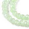 Baking Painted Imitation Jade Glass Bead Strands DGLA-A034-J10MM-A03-3