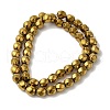 Electroplated Non-Magnetic Synthetic Hematite Beads Strands G-P518-05B-01-2
