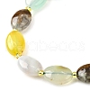 Natural Serpentine Beads Strands G-H005-A13-02-4