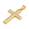PVD Vacuum Plating 304 Stainless Steel Pendants STAS-C105-05G-2