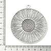 Tibetan Style Alloy Big Pendants TIBEP-F077-01C-3