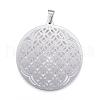 Tarnish Resistant 304 Stainless Steel Big Pendants STAS-H330-18P-1