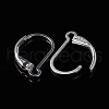 925 Sterling Silver Leverback Earring Findings STER-I017-088S-4