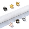 30Pcs 6 Colors Tibetan Style Alloy Beads TIBEB-YW0001-28-4
