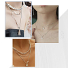 Beebeecraft 3Pcs Sterling Silver Chain Extender STER-BBC0006-76S-6