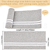 Polyester Elastic Ribbing Fabric for Cuffs DIY-WH0028-96C-2