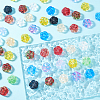 AHADERMAKER Transparent Glass Beads GLAA-GA0002-12-4