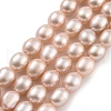 Natural Cultured Freshwater Pearl Beads Strands PEAR-P062-06D-1-2