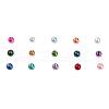 15 Colors Glass Pearl Beads HY-X0010-6mm-01-2
