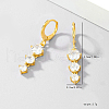 S925 Sterling Silver Flat Round Leverback Earrings RI9417-5