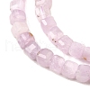 Natural Kunzite Beads Strands G-Q044-A02-3x3mm-4